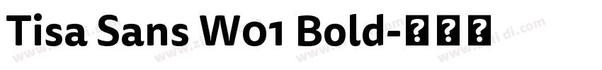 Tisa Sans W01 Bold字体转换